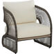 Toulon Stinson Cream Outdoor Lounge Chair